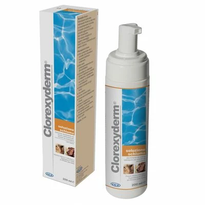Clorexyderm Foam - Liquid Solution Haar/ Hautpflege 3 Clorexyderm Foam - Liquid Solution Haar/ Hautpflege