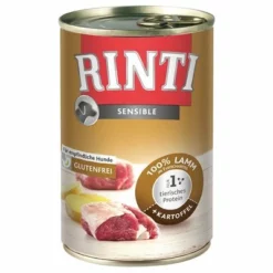 RINTI Sensible 6 X 400 G -ZOOPLUS Verkäufe 10469 pla rinti sensible lamm kartoffel 0 2