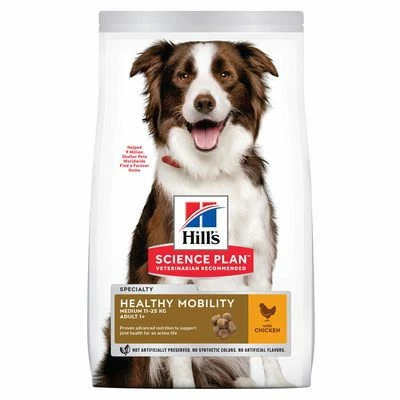Hill's Science Plan Adult 1+ Healthy Mobility Medium Mit Huhn 3 Hill's Science Plan Adult 1+ Healthy Mobility Medium Mit Huhn