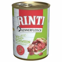 Sparpaket RINTI Kennerfleisch 12 X 400 G -ZOOPLUS Verkäufe 111297 pla bilder rinti kennerfleisch wildschwein 400g hs 01 7