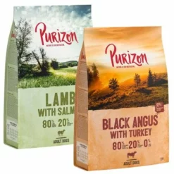 Purizon Probierpaket 2 X 1 Kg 26 Purizon Probierpaket 2 X 1 Kg -ZOOPLUS Verkäufe 111740 111743 pla purizon dog 1kg hs 01 1