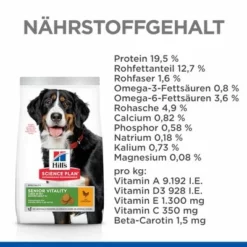 Hill's Science Plan Mature Adult Senior Vitality 6+ Large Mit Huhn -ZOOPLUS Verkäufe 117796 hills sp dog senior vitality large de de nutrients 3