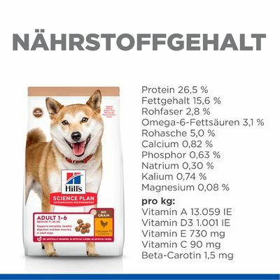 Hill's Science Plan Adult 1-6 No Grain Medium Mit Huhn – Bild 7