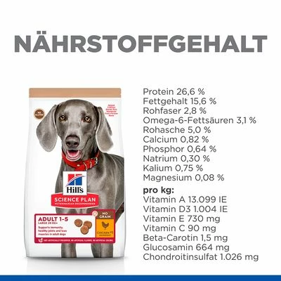 Hill's Science Plan Adult 1-5 No Grain Large Mit Huhn – Bild 7