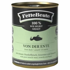 Sparpaket FetteBeute 12 X 800 G 8 Sparpaket FetteBeute 12 X 800 G -ZOOPLUS Verkäufe 125498 pla baf fettebeute ente 800g hs 01 1