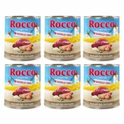 Rocco World Trip Spanien -ZOOPLUS Verkäufe 166797 rocco worldtrip spain beeffishricepeas 800g hs 02 1