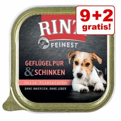 9 + 2 Gratis! 11 X 150 G RINTI Feinest Schälchen 3 9 + 2 Gratis! 11 X 150 G RINTI Feinest Schälchen