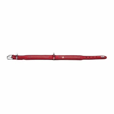 HUNTER Halsband Diamond Petit Rot/schwarz 4 HUNTER Halsband Diamond Petit Rot/schwarz – Bild 2