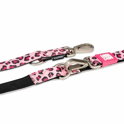 Max & Molly Multifunktionsleine Leopard Pink 6 Max & Molly Multifunktionsleine Leopard Pink – Bild 4