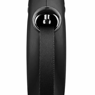 Flexi New Classic Gurt-Leine S Schwarz, 5 M 6 Flexi New Classic Gurt-Leine S Schwarz, 5 M – Bild 4