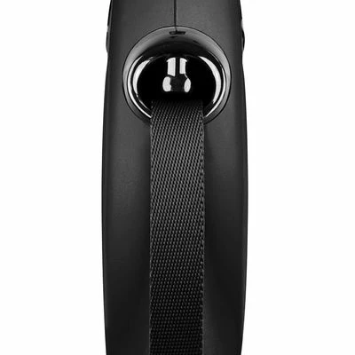 Flexi New Classic Gurt-Leine L Schwarz, 8 M 5 Flexi New Classic Gurt-Leine L Schwarz, 8 M – Bild 3