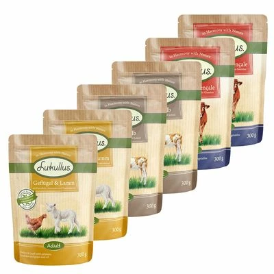 6 X 300 G Lukullus Naturkost Adult Getreidefreier Probiermix 4 6 X 300 G Lukullus Naturkost Adult Getreidefreier Probiermix – Bild 2