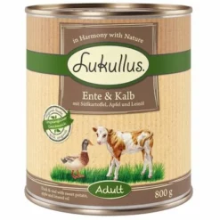 10 € Rabatt Sichern! Sparpaket Lukullus Naturkost 24 X 800gneu -ZOOPLUS Verkäufe 1 lukullus entekalb 800g 1000x1000 6 1