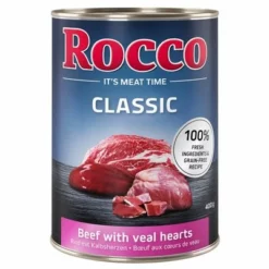 Sparpaket Rocco Classic 12 X 400 G -ZOOPLUS Verkäufe 1 rocco classic beefveal 400g 1000x1000 4