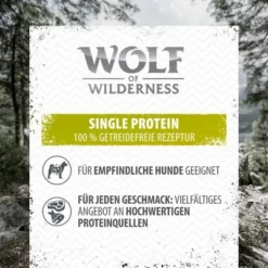 Wolf Of Wilderness Adult 6 X 400 G - Single Protein -ZOOPLUS Verkäufe 1 wow board benefit adult 1000x640 de 8 1