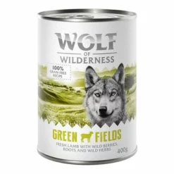 Wolf Of Wilderness Adult 6 X 400 G - Single Protein -ZOOPLUS Verkäufe 1 wow classic greenfields lamb front 400g 1000x1000 2