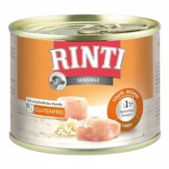 Sparpaket RINTI Sensible 24 X 185 G 8 Sparpaket RINTI Sensible 24 X 185 G -ZOOPLUS Verkäufe 22787 pla rinti sensible huhn reis 3 1