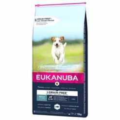 12 Kg Eukanuba Grain Free Zum Sonderpreis! -ZOOPLUS Verkäufe 241097 pla tetra aukanuba grainfree adult mediumsmall breed lachs hs 12kg 01 8 1