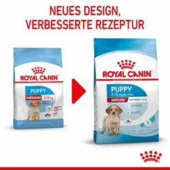 Royal Canin Medium Puppy -ZOOPLUS Verkäufe 252307 252308 royalcanin dog medium puppy hs 02 0
