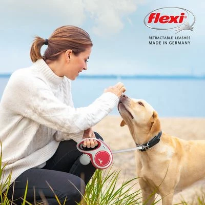 Flexi New Comfort Gurt-Leine L Rot, 8 M 8 Flexi New Comfort Gurt-Leine L Rot, 8 M – Bild 6