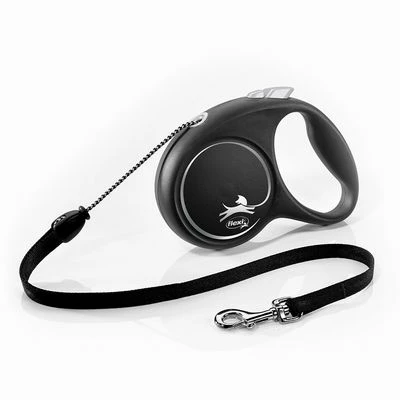 Flexi Black Design Seil-Leine Schwarz, 5 M – Bild 6
