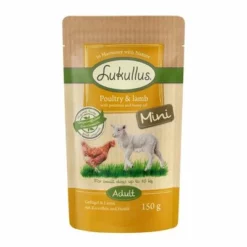 Sparpaket Lukullus Mini Frischebeutel 24 X 150 G -ZOOPLUS Verkäufe 264996 pla luk mini poultrylamb 6x150g 6