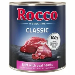 Sparpaket Rocco Classic 12 X 800 G -ZOOPLUS Verkäufe 28019 pla megapack rocco classic rind kalbsherzen 800g hs 01 4