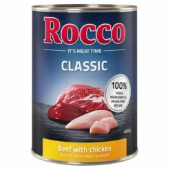 Sparpaket Rocco Classic 12 X 400 G -ZOOPLUS Verkäufe 28023 pla megapack rocc classic rindhuhn 400g hs 01 4