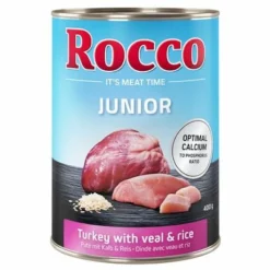 Sparpaket Rocco Junior 24 X 400 G 11 Sparpaket Rocco Junior 24 X 400 G -ZOOPLUS Verkäufe 28044 pla rocco junior kalbsherzen 400g hs 01 2