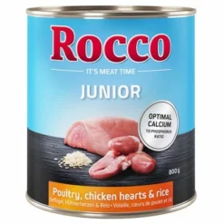 Sparpaket Rocco Junior 12 X 800 G -ZOOPLUS Verkäufe 28045 pla roccog junior gefluegel 800g hs 01 2