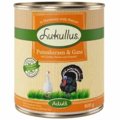 Lukullus Naturkost Adult 6 X 800 G 11 Lukullus Naturkost Adult 6 X 800 G -ZOOPLUS Verkäufe 28050 pla lukullus putenherzen gans 6 x 800 g 9 1