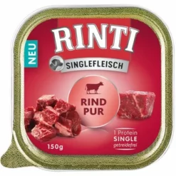 RINTI Singlefleisch 10 X 150 G -ZOOPLUS Verkäufe 288358 pla rinti singlefleisch schale rind 150g hs 01 3 1