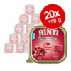 Sparpaket: RINTI Singlefleisch 20 X 150 G -ZOOPLUS Verkäufe 288358 rinti singlefleisch schale rind 20x150g hs 02 4