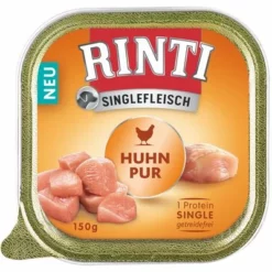 RINTI Singlefleisch 10 X 150 G -ZOOPLUS Verkäufe 288359 pla rinti singlefleisch schale huhn 150g hs 01 0 1