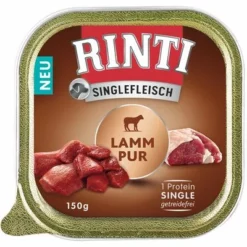 Sparpaket: RINTI Singlefleisch 20 X 150 G -ZOOPLUS Verkäufe 288360 pla rinti singlefleisch schale lamm 150g hs 01 9