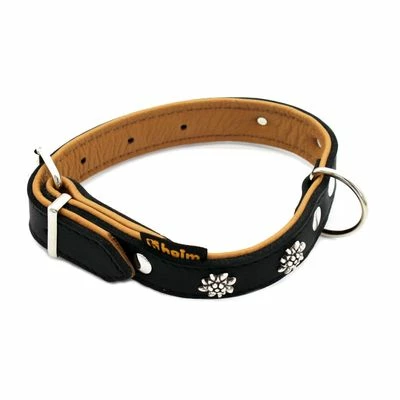 Heim Halsband Edelweiß, Schwarz/natur 3 Heim Halsband Edelweiß, Schwarz/natur