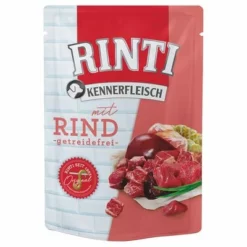 Sparpaket RINTI Kennerfleisch Pouches 20 X 400 G -ZOOPLUS Verkäufe 311406 pla rinti kennerfleisch pouch rind 400g hs 01 6