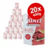 Sparpaket RINTI Kennerfleisch Pouches 20 X 400 G -ZOOPLUS Verkäufe 311406 rinti kennerfleisch pouch rind 20x400g hs 02 0
