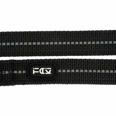 TIAKI Hundeleine Reflective Rubber, Schwarz 7 TIAKI Hundeleine Reflective Rubber, Schwarz – Bild 5