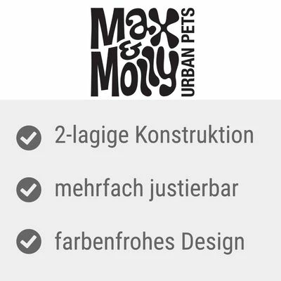 Max & Molly Multifunktionsleine Blue Ocean 4 Max & Molly Multifunktionsleine Blue Ocean – Bild 2