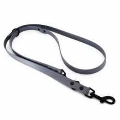 Heim Verstellbare Führleine BioThane, Grauneu