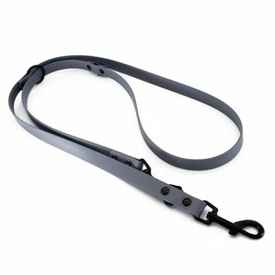 Heim Verstellbare Führleine BioThane, Grauneu 3 Heim Verstellbare Führleine BioThane, Grauneu