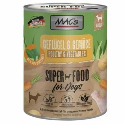 Sparpaket MAC's Nassfutter Für Hunde 24 X 800 G -ZOOPLUS Verkäufe 384404 pla macs nassfutter hunde gefluegelgemuese 800g hs 01 2