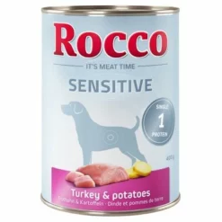 Sparpaket Rocco Sensitive 24 X 400 G -ZOOPLUS Verkäufe 38667 pla rocco sensitive turkeypotatoes 400g hs 01 8