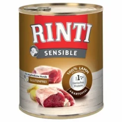 Sparpaket RINTI Sensible 24 X 800g -ZOOPLUS Verkäufe 392702 pla rinti sens800g lammkar hs 01 2
