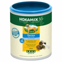 HOKAMIX30 Derma Haut & Fell Pulver -ZOOPLUS Verkäufe 400296 pla derma hautfell pulver 350g hs 01 2