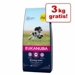 3 Kg Gratis! 18 Kg Eukanuba