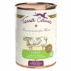Terra Canis Light 6 X 400 G -ZOOPLUS Verkäufe 50852 pla terracanis light rind 400g 6