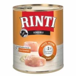 Sparpaket RINTI Sensible 24 X 800g -ZOOPLUS Verkäufe 50956 pla rinti huhnreis 800g 0 1