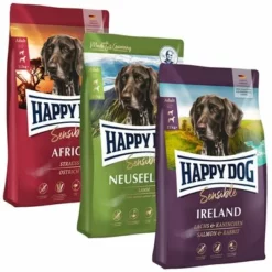 Happy Dog Supreme Kulinarische Weltreise 3 X 4 Kg -ZOOPLUS Verkäufe 589931 africa neuseeland irland hs 02 6